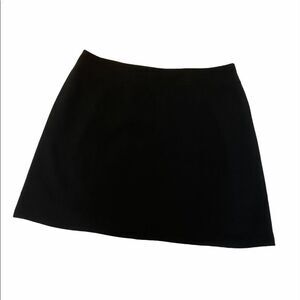 NWOT Black Lined Pencil Knee Length Skirt 24